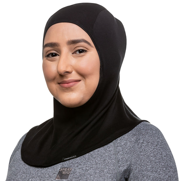 Trekmates Soft Stretch Silk Hijab Liner - Black