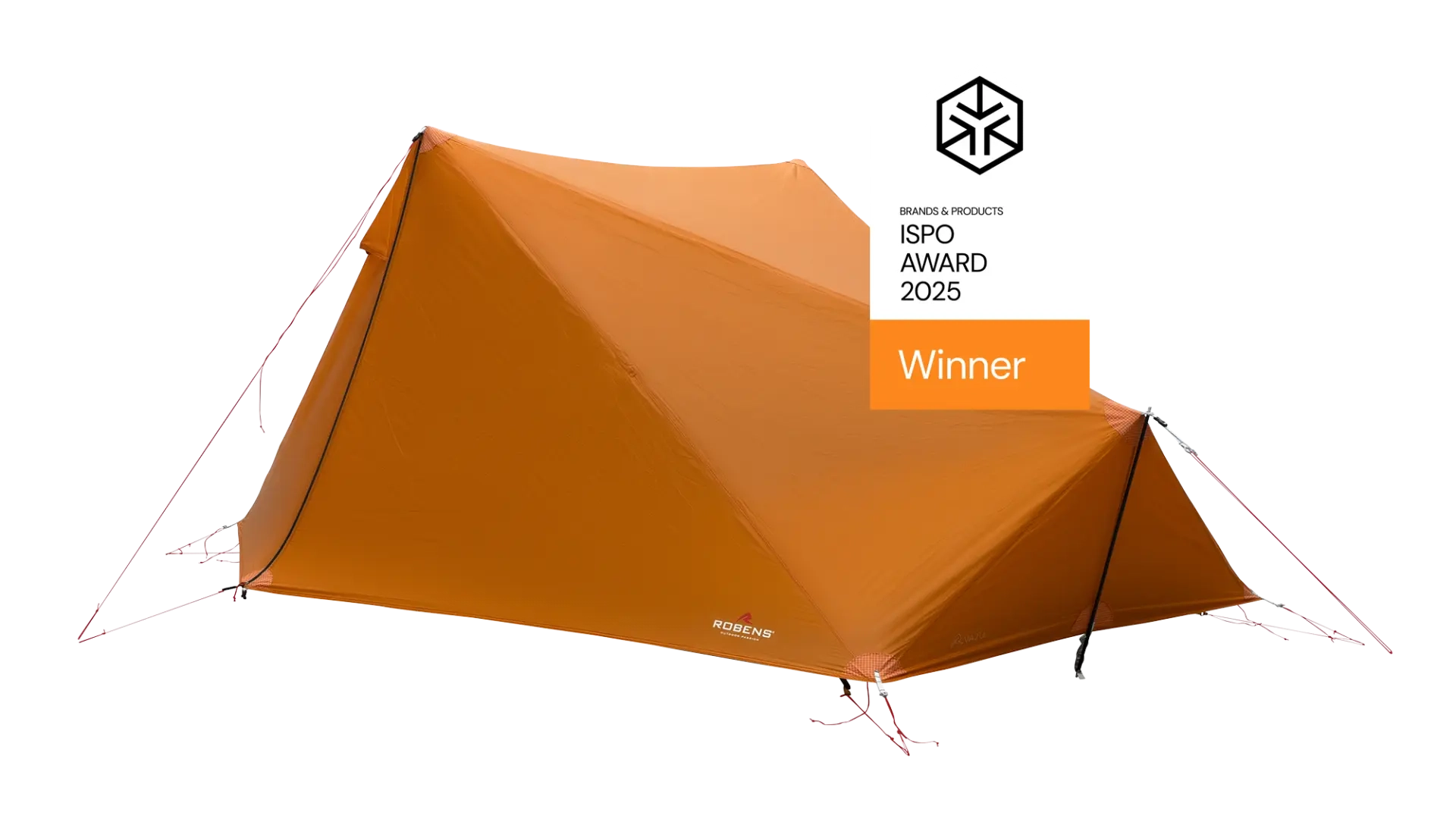 Robens Via 2 Ultra Lightweight 2 Person Trekking Pole Tent - Orange
