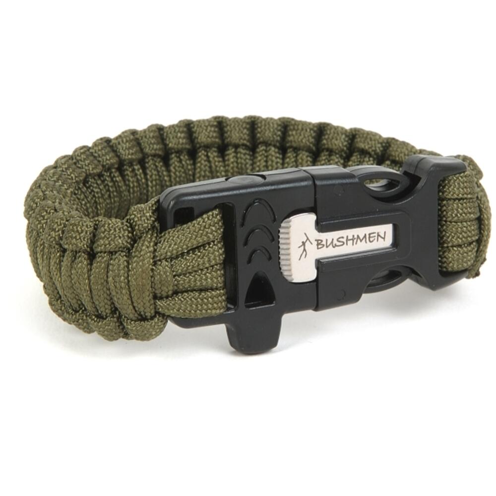 Bushmen Survival Bracelet 3M Olive
