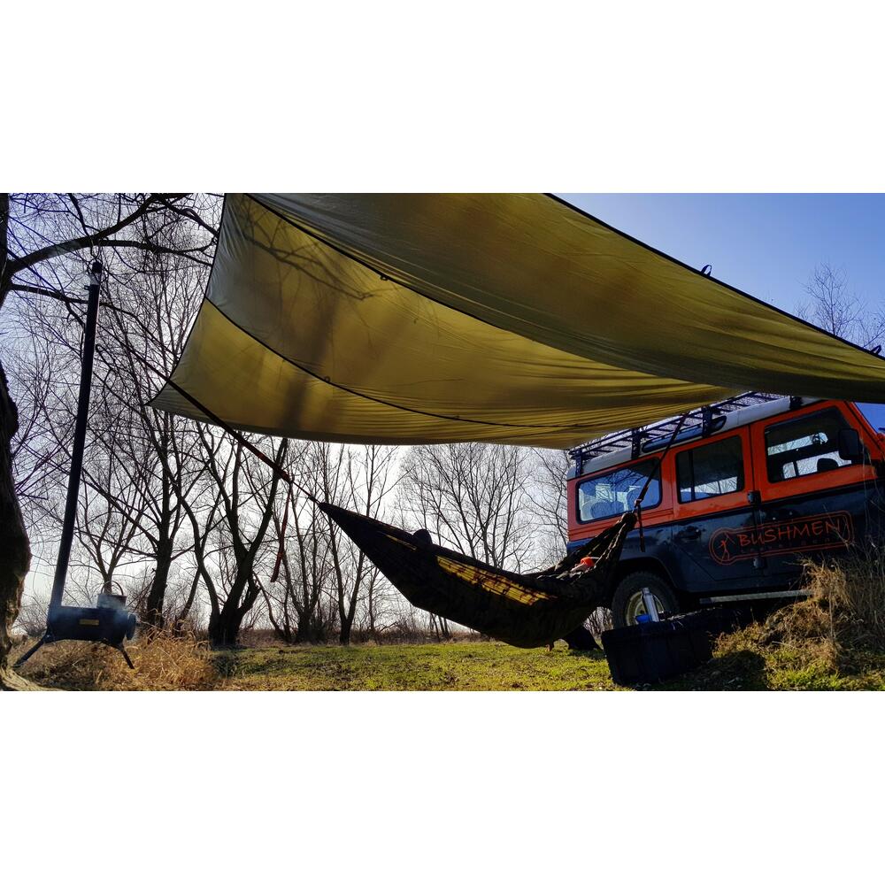 Bushmen Thermo Camping Tarp 4×4 - Olive