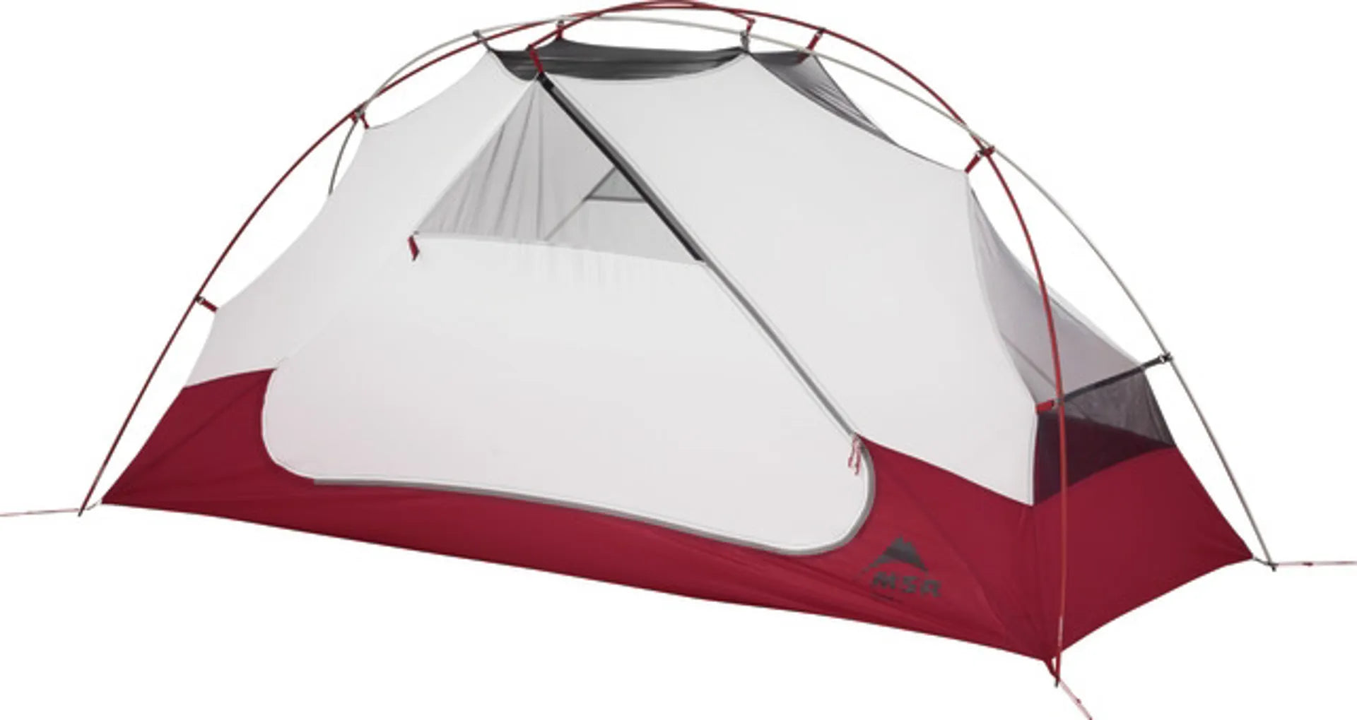 MSR Elixir 1 Person Backpacking Tent - Green/Red