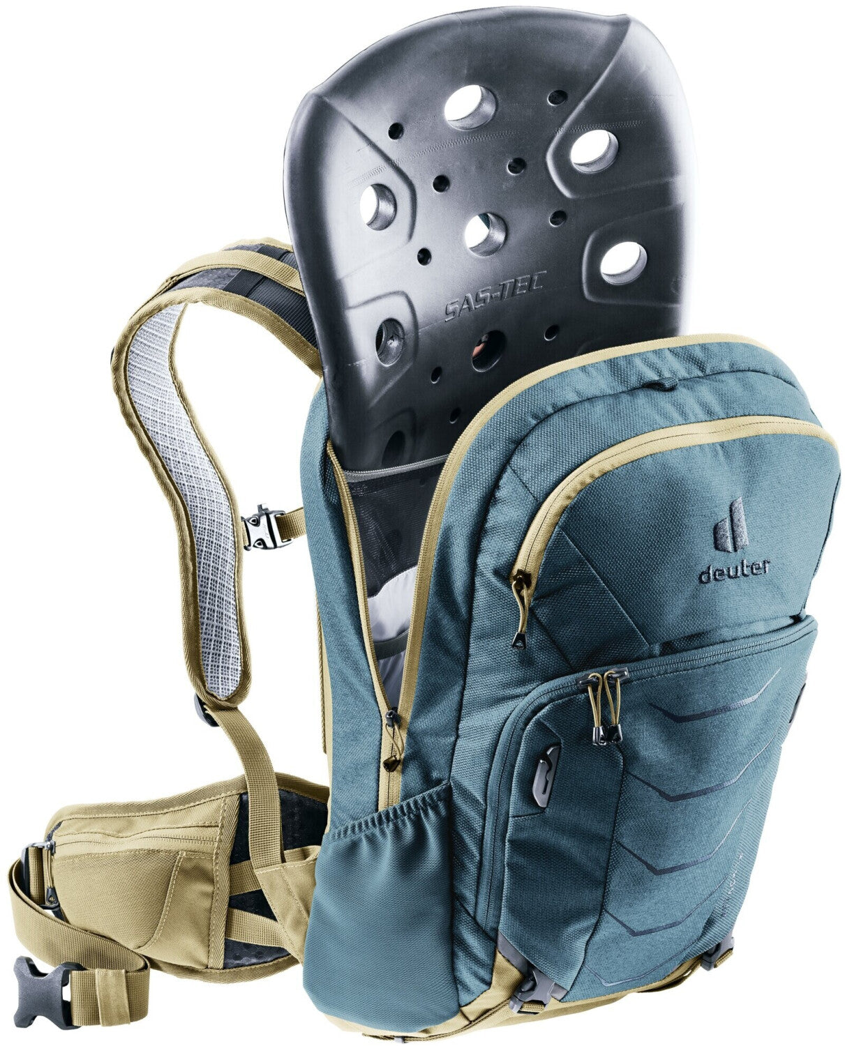 Deuter Attack 16 Bike Back Protector Backpack - Atlantic Desert