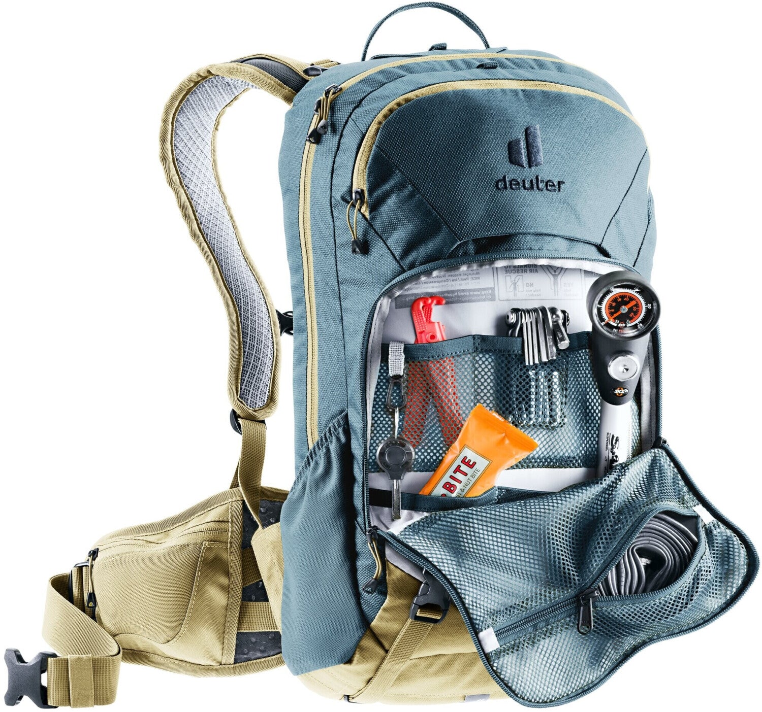 Deuter Attack 16 Bike Back Protector Backpack - Atlantic Desert