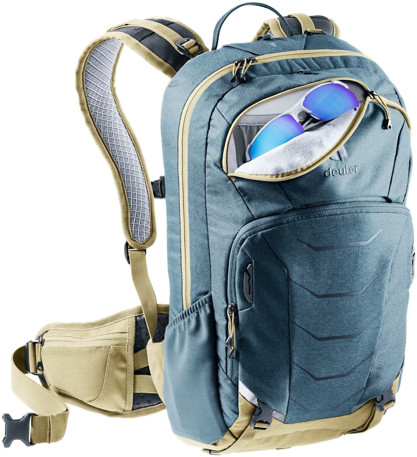 Deuter Attack 16 Bike Back Protector Backpack - Atlantic Desert