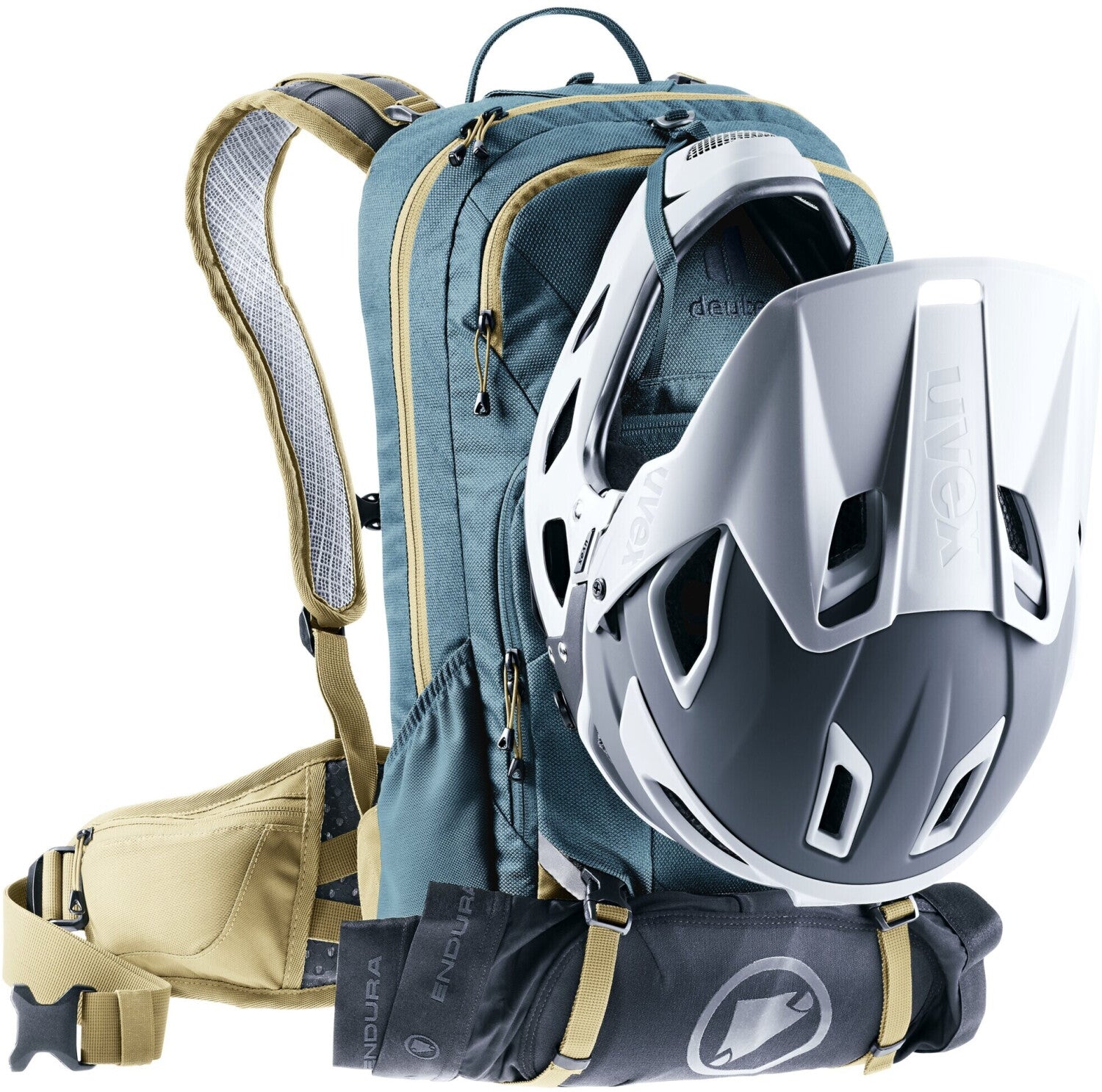 Deuter Attack 16 Bike Back Protector Backpack - Atlantic Desert