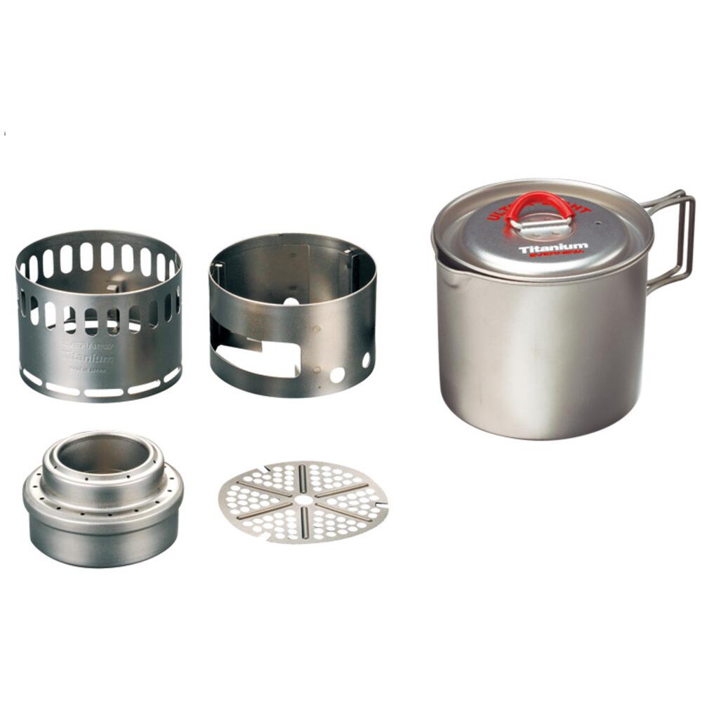 エバニュー (EVERNEW) Ti Mug pot 500 Stove set eca538-evernew-ti-mug-pot-500-