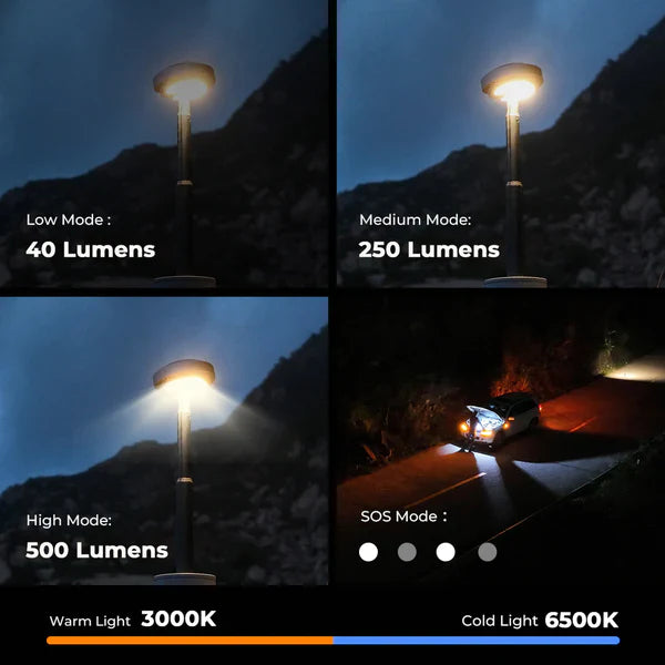 Flextail EVO LANTERN - FLEXTAIL x OuTask 2-in-1 Telescopic Lantern