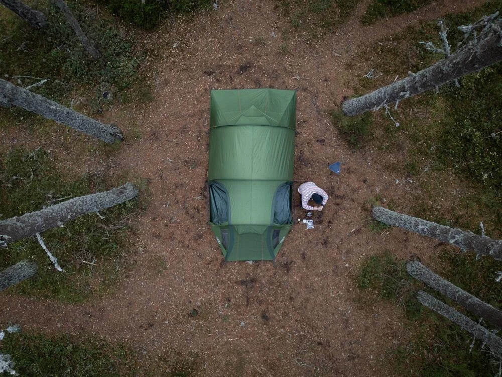 Vango Omega 350 3 Person Tunnel Tent - Forest Green