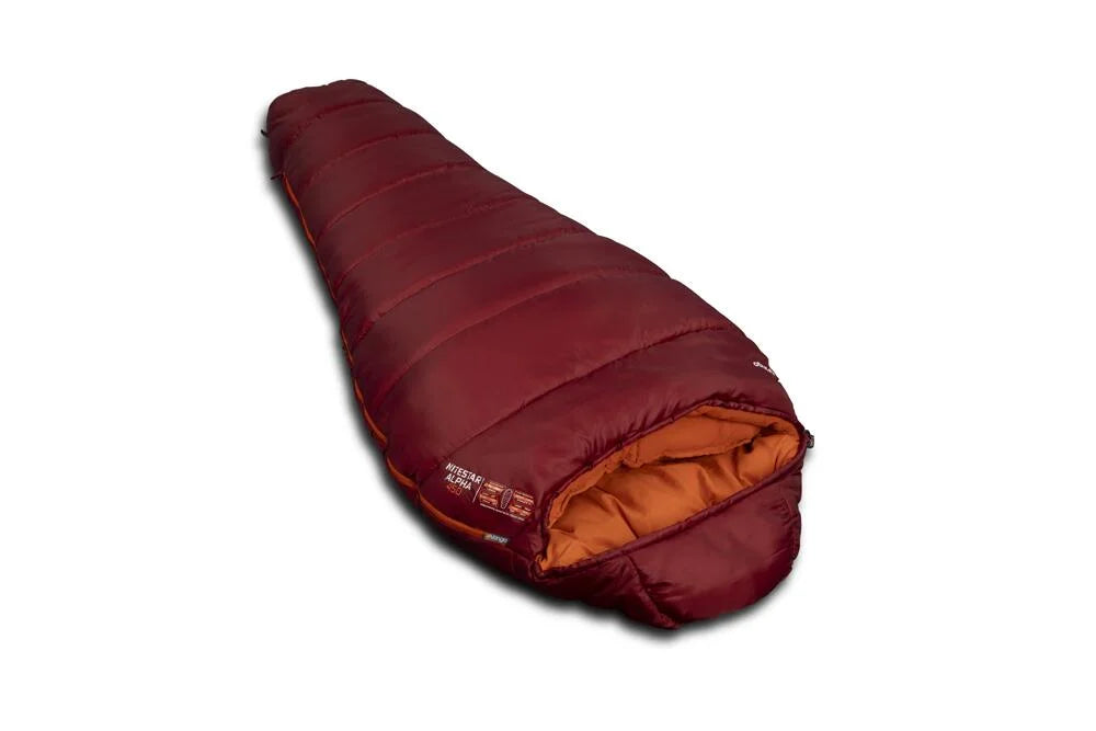 Vango Nitestar Alpha 450 Sleeping Bag - Winery red