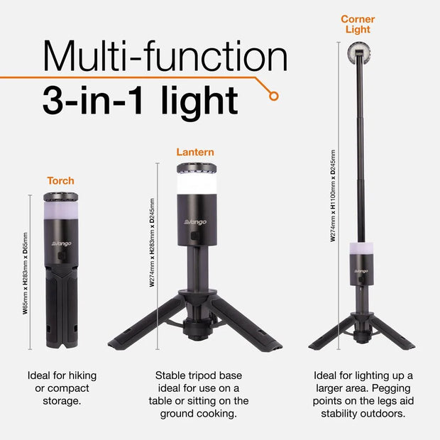 Vango Comet Rechargeable Telescopic Light