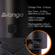 Vango Comet Rechargeable Telescopic Light