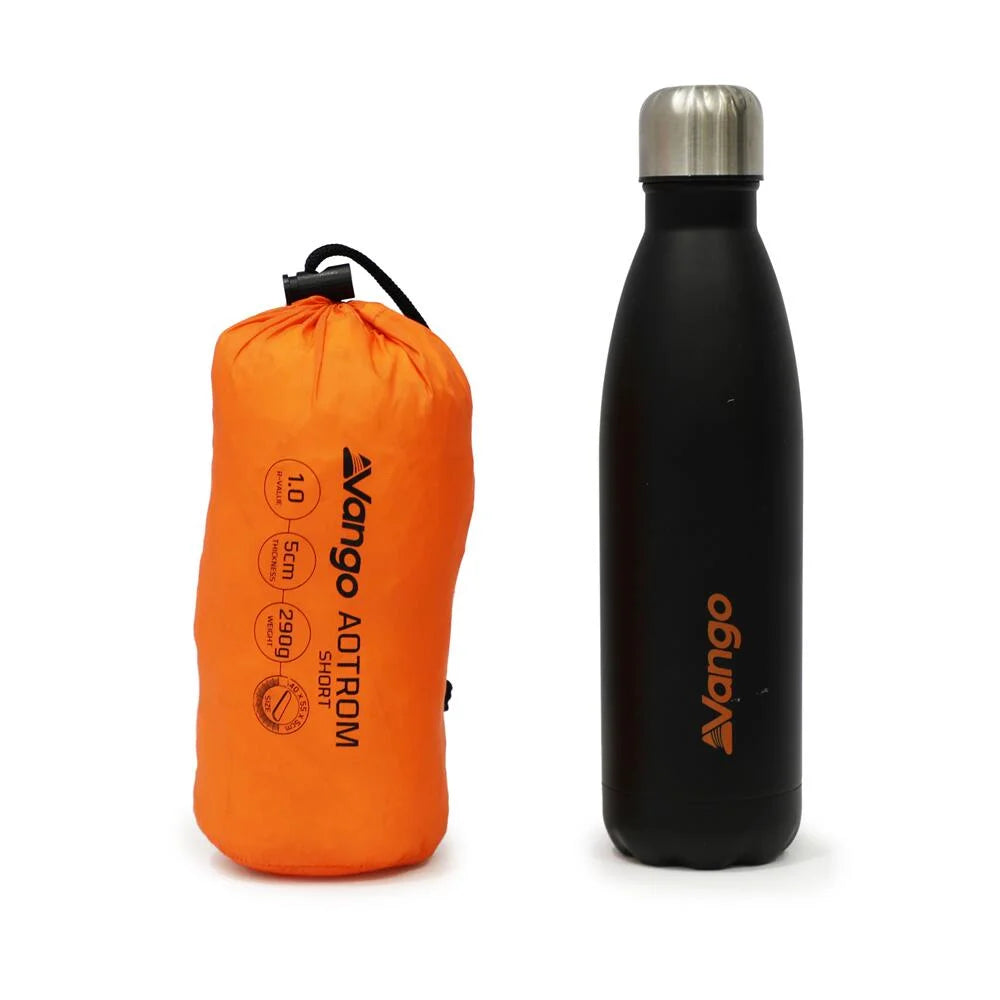Vango Aotrom Short Lightweight Sleeping Mat (5cm thick) - Vango Orange