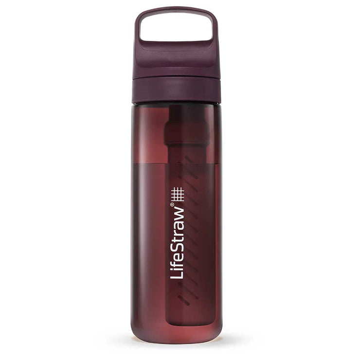 LifeStraw Go 650ml Filter Bottle - Merlot Me Tritan Renew