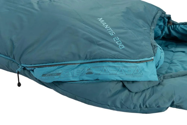 Vango Mantis 200 Lightweight 2 Season Sleeping Bag - Deep Lagoon
