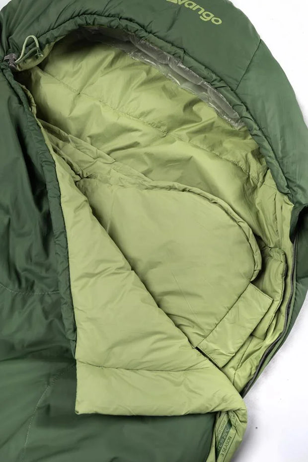 Vango Mantis 300 Lightweight 2-3 Season Sleeping Bag - Pine Green