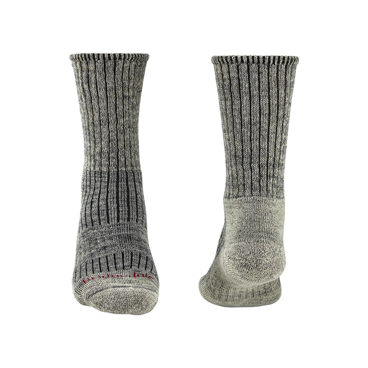 Bridgedale Men's Mid Weight Merino Comfort Socks - Stone Grey