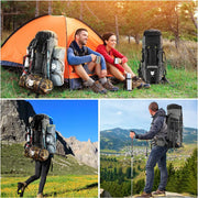 70L Night Cat Hiking Backpack with Internal Frame