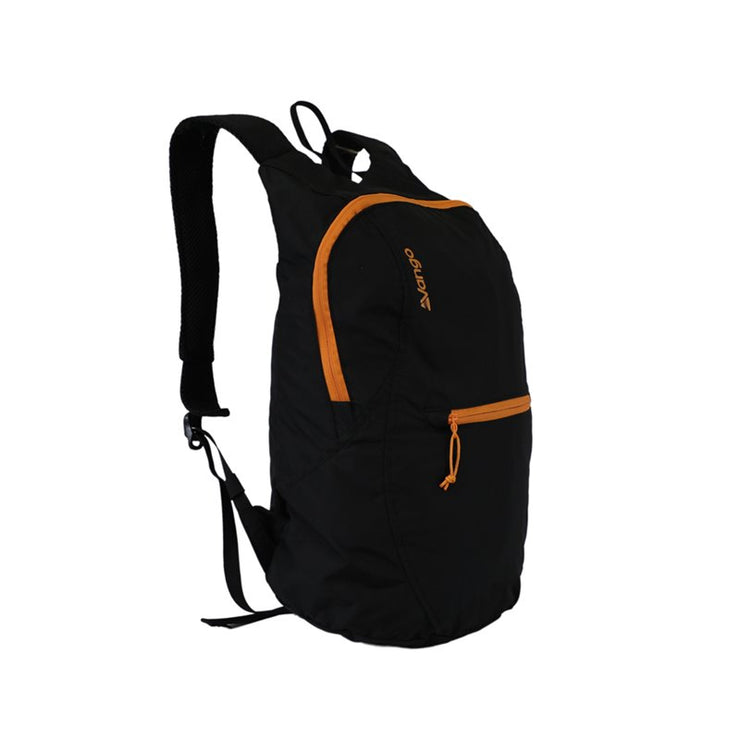 Vango Pac 15 Foldable Packable Rucksack - Black 15 Litres