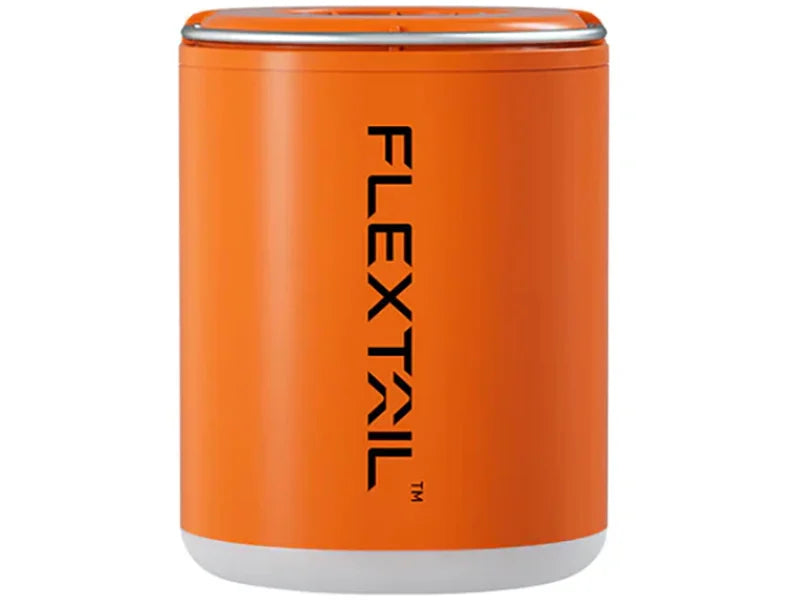 Flextail Tiny Pump 2X - Ultimate 3-in-1 Outdoor Pump with Light and Case - Orange