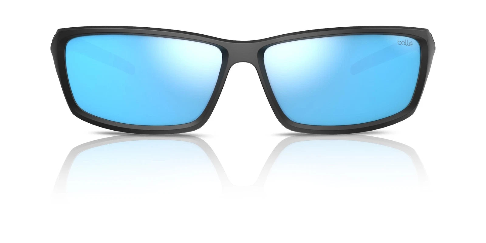 Bollé Cerber Sunglasses - Black Matte Sky Blue Polarised