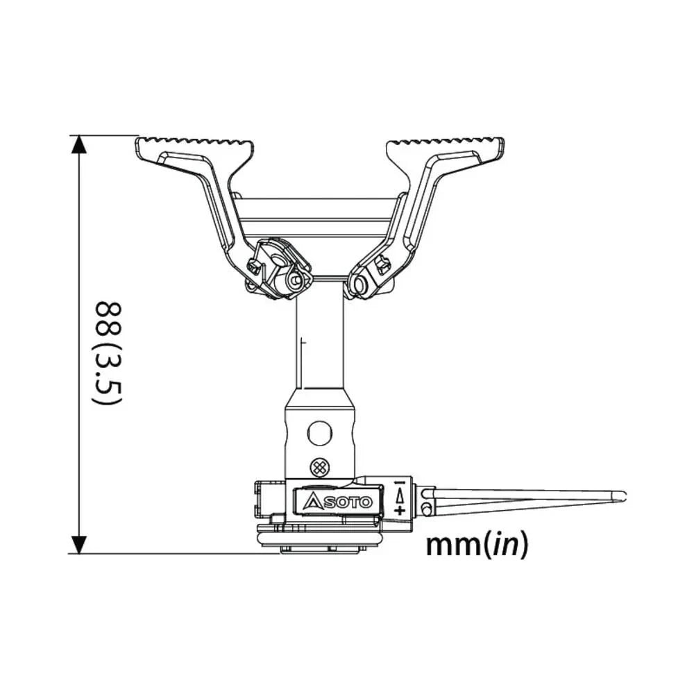 SOTO Amicus w/ Stealth Ignitor Backpacking Stove