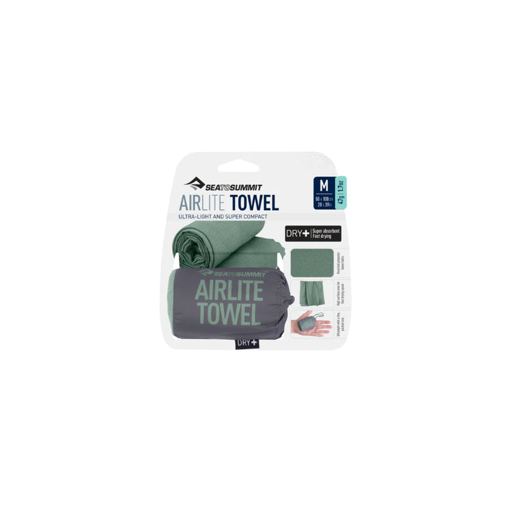 Sea To Summit Airlite Travel Towel - Medium Sage