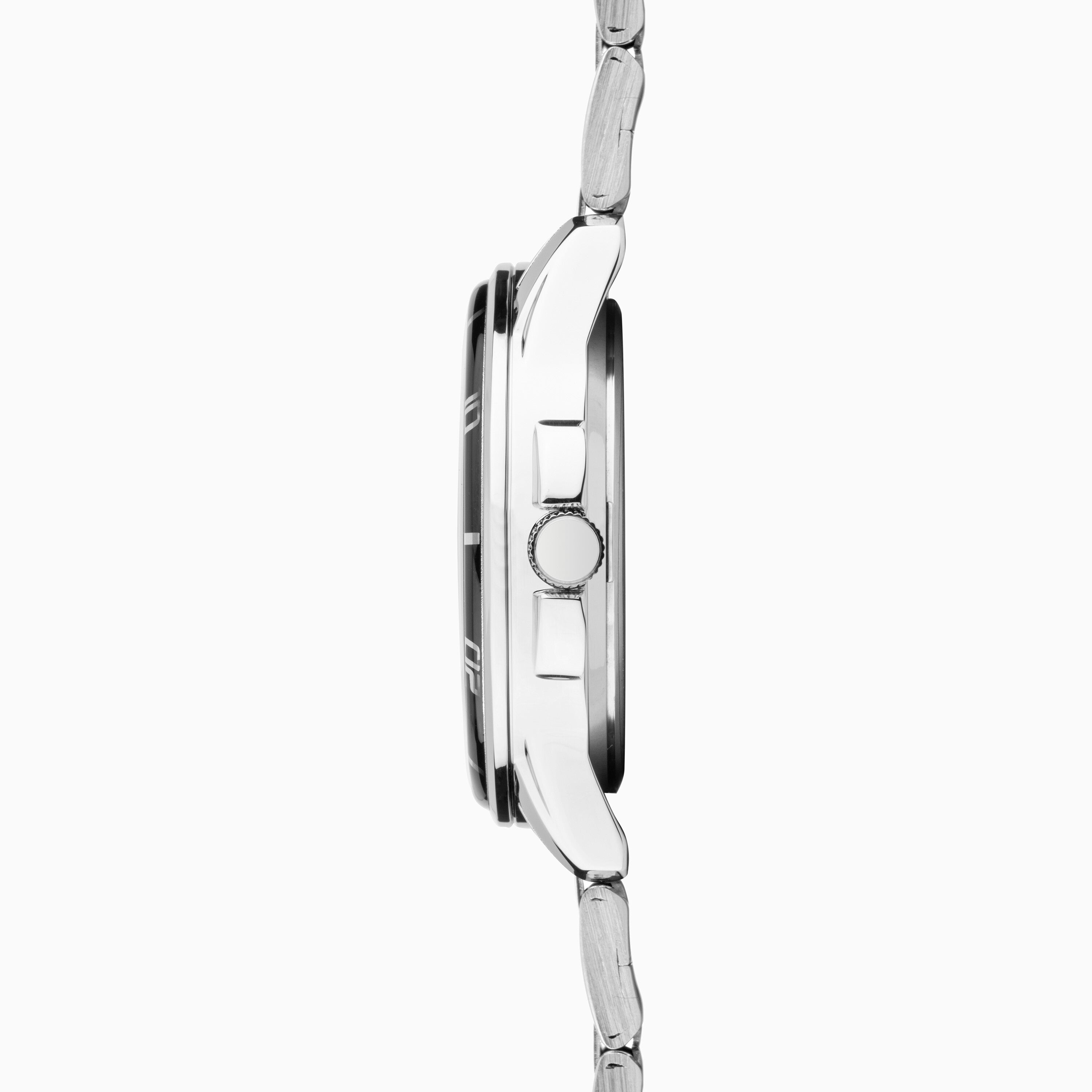 Sekonda Midnight Men's Watch - Silver Alloy Case & Stainless Steel Bracelet