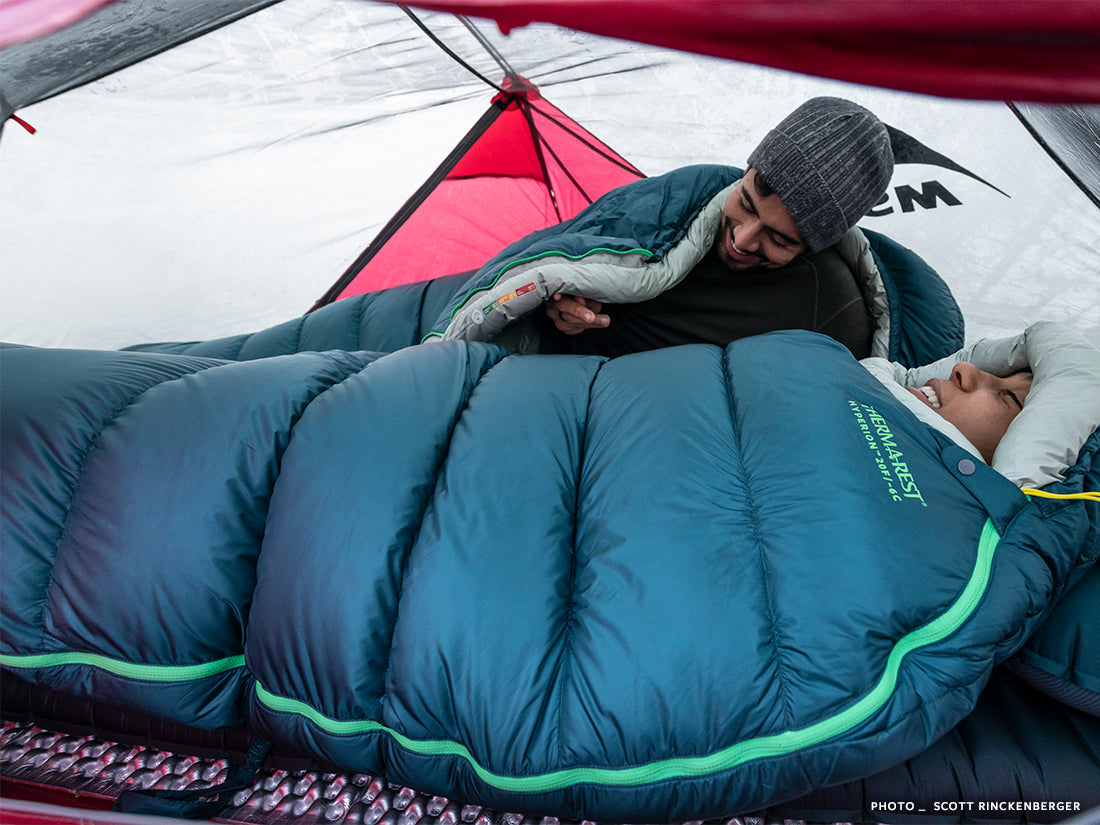 Therm-a-Rest Hyperion 20F/-6C Down Sleeping Bag - Regular Deep Pacific