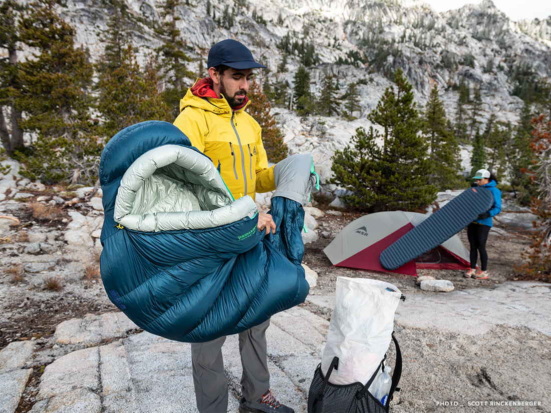 Therm-a-Rest Hyperion 20F/-6C Down Sleeping Bag - Regular Deep Pacific