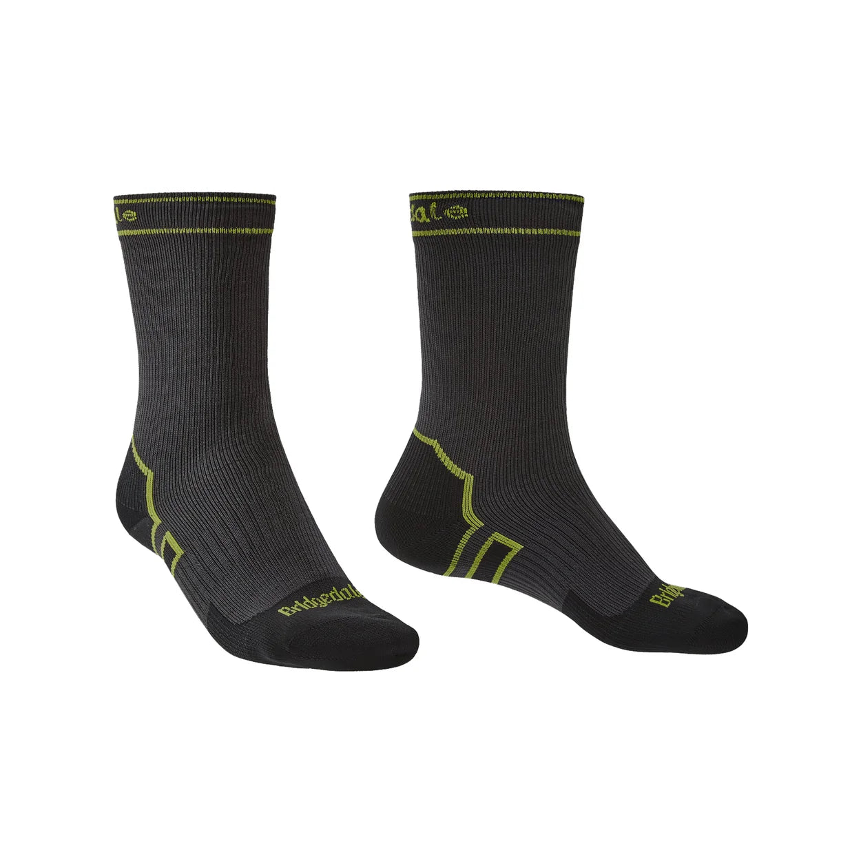 Bridgedale Men's StormSock Lightweight Waterproof Boot Socks - Dark Grey