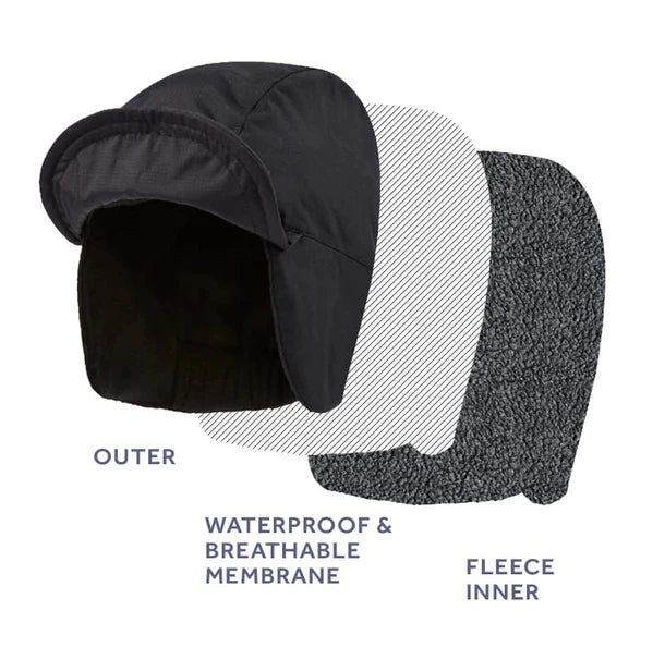 Sealskinz Kirstead Waterproof Extreme Cold Weather Hat - Black