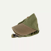 Sealskinz Marham Waterproof Waxed Canvas Foldable Cap - Olive/Brown