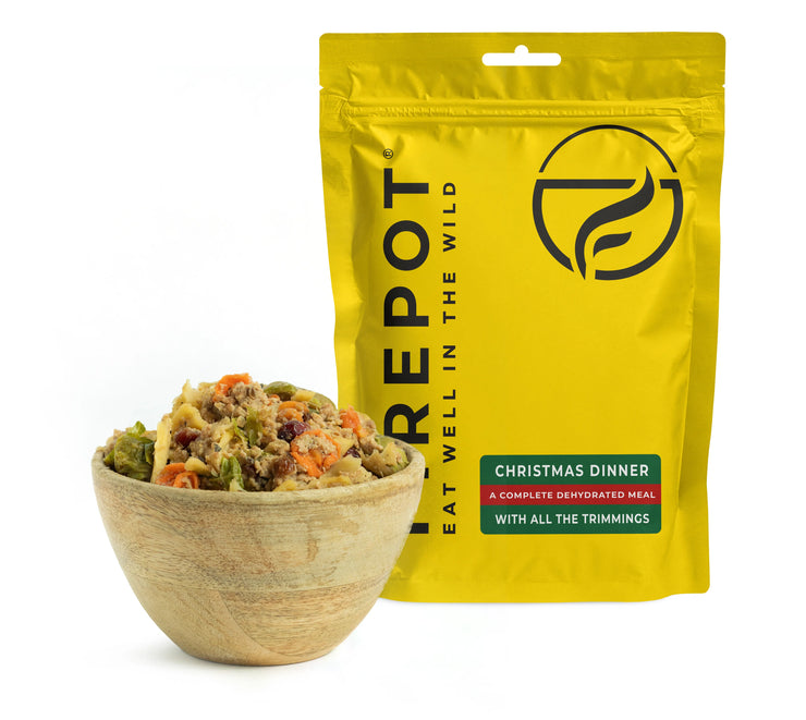 Firepot Healthy Dehydrated 1 Person Expedition Food - Christmas Dinner
