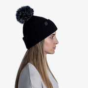 Buff Kesha Knitted Beanie Hat - Black