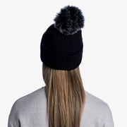 Buff Kesha Knitted Beanie Hat - Black