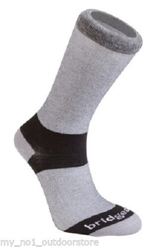 Bridgedale Men's Coolmax Liner Sock (Twin Pack)- Grey