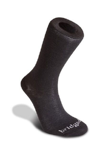 Bridgedale Men's Coolmax Liner Socks (Twin Pack) - Black