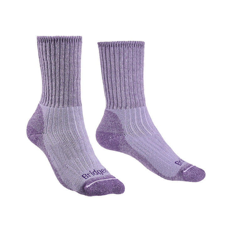 Bridgedale Women's Merinofusion Hike Midweight Boot Trekker Socks - Violet
