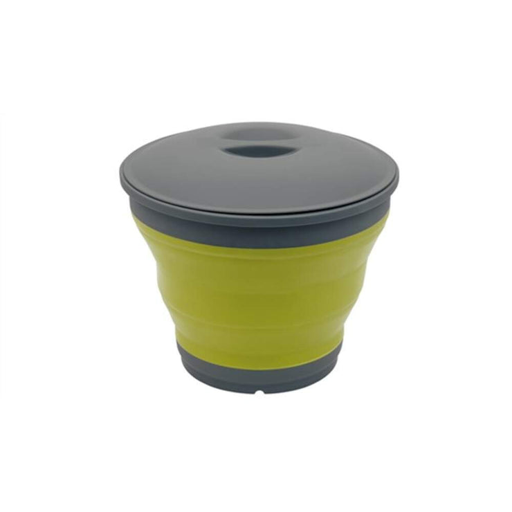 Outwell Collapsible Bucket with Lid - Lime Green