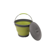 Outwell Collapsible Bucket with Lid - Lime Green