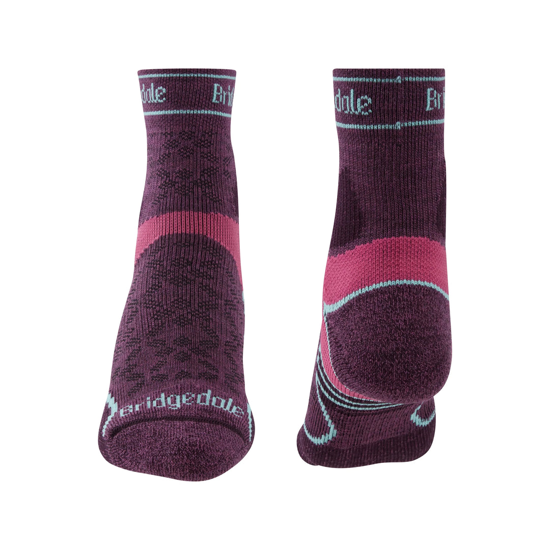 Bridgedale Women's Trail Run Lightweight T2 Merino Sport 3/4 Crew