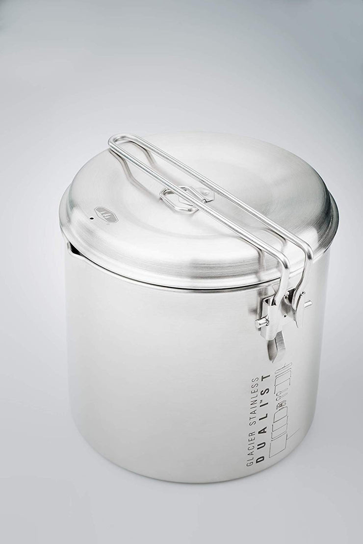 Glacier Stainless Dualist - Gsi Outdoors : Popote en acier inoxydable pour 2 per Glacier Stainless Dualist - Gsi Outdoors : Popote en acier inoxydable pour 2 per