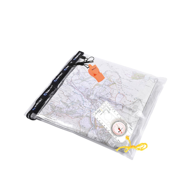 Trekmates Dry Map Case, Compass and Whistle Set