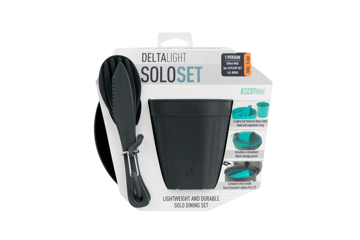 Sea To Summit DeltaLight Solo Dinnerware Set - Grey