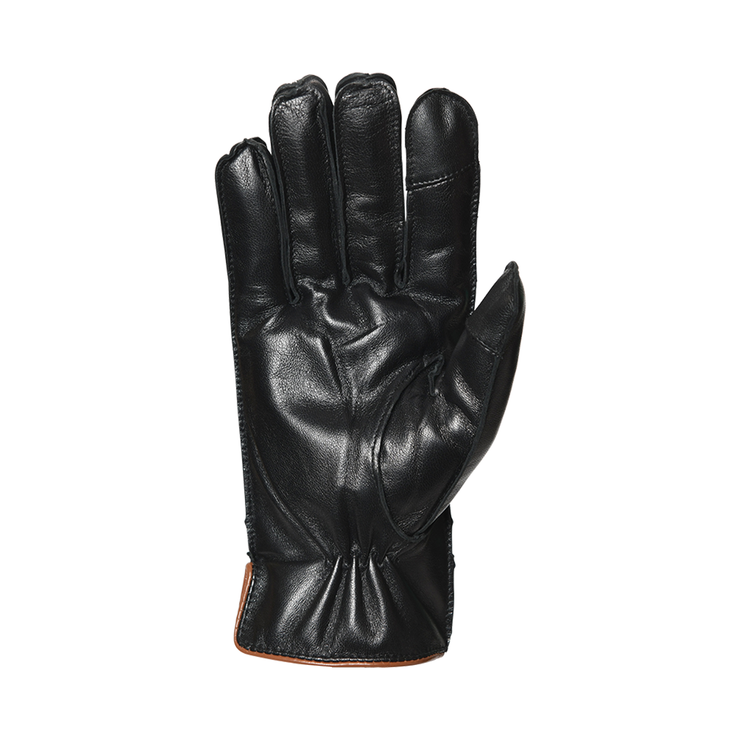 Extremities Men's Laax Leather Fleece Lined Gloves - Black
