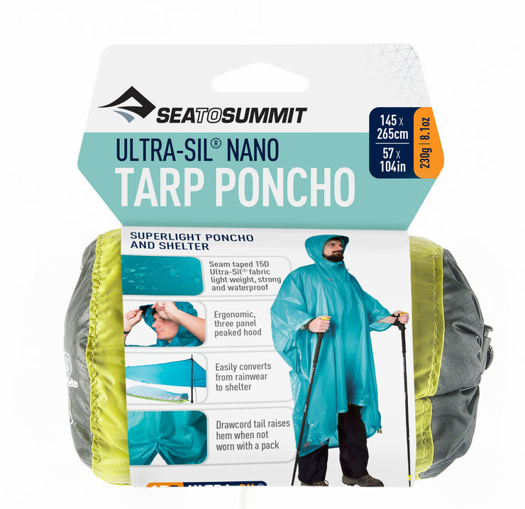 Sea To Summit Ultra-Si 15D Tarp Poncho - Lime