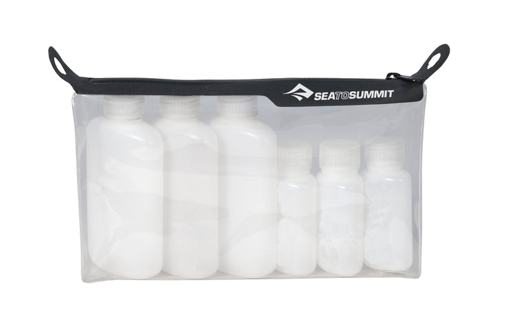 Sea To Summit TPU Clear Zip Top Pouch with Bottles