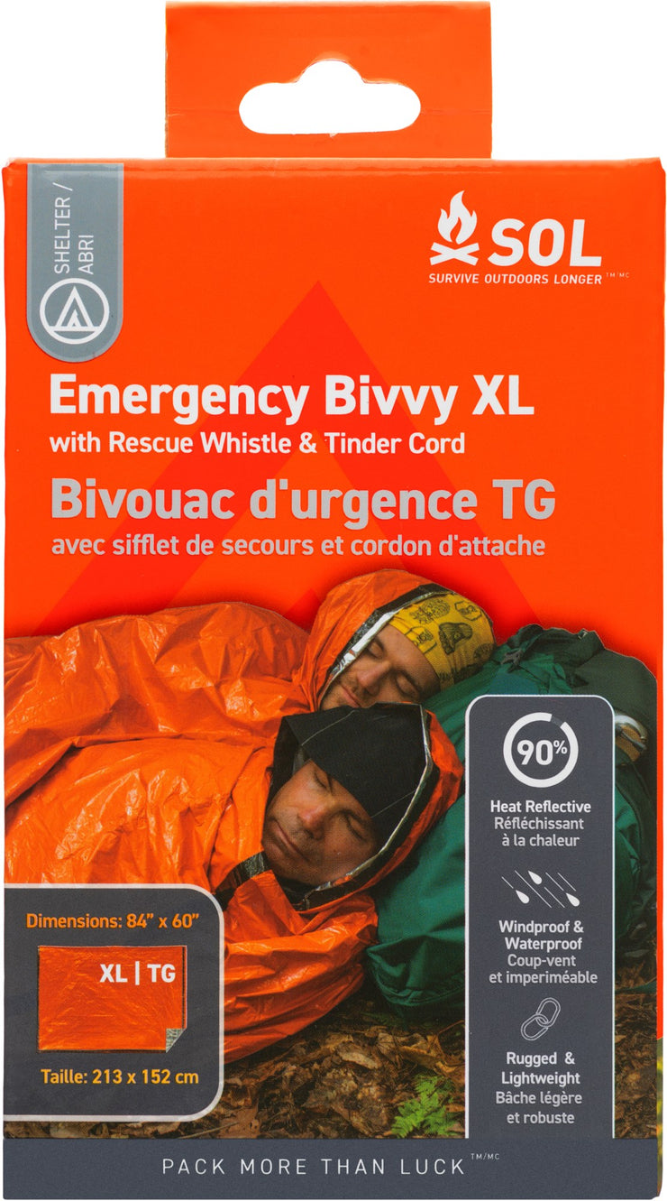 Adventure Medical Kits SOL Emergency Bivvy XL with Rescue Whistle