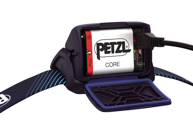 Petzl New Actik Core 600 Lumens LED Headtorch - Blue