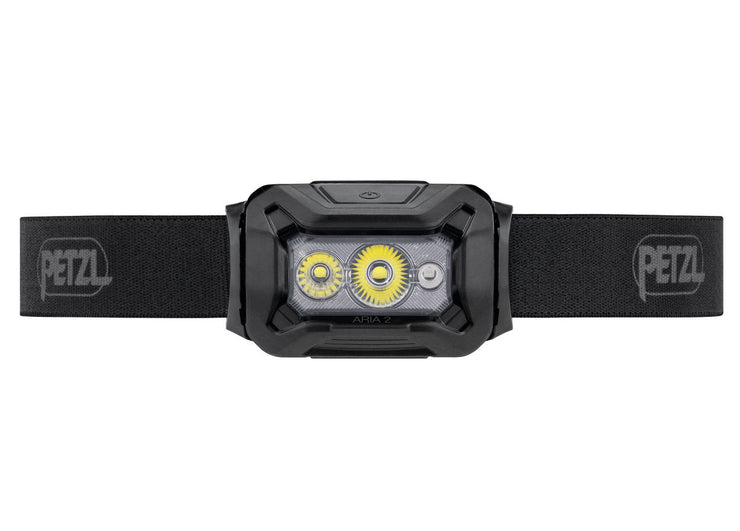 Petzl Aria 2 RGB 450 Lumens Lightweight LED Headtorch - Black